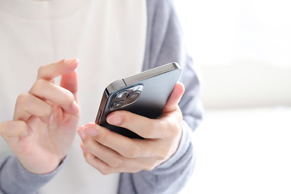 スマートフォンで予約
